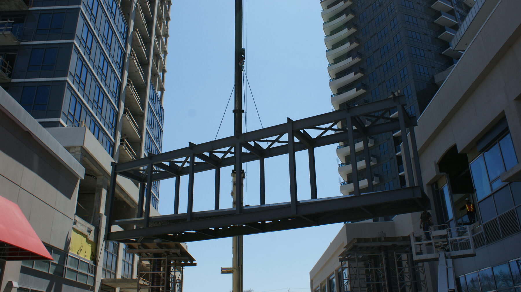 World on Yonge steel project